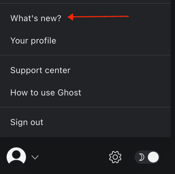 How to check the Ghost version you are running