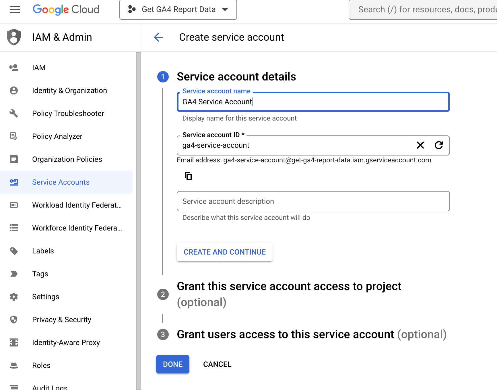 How to get page views and events data from GA4 in .NET