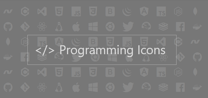 Looking for programming icons? These libraries could be useful